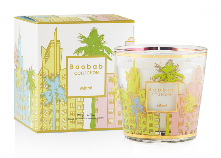 BAOBAB My First Baobab Cities Miami Candle Max One